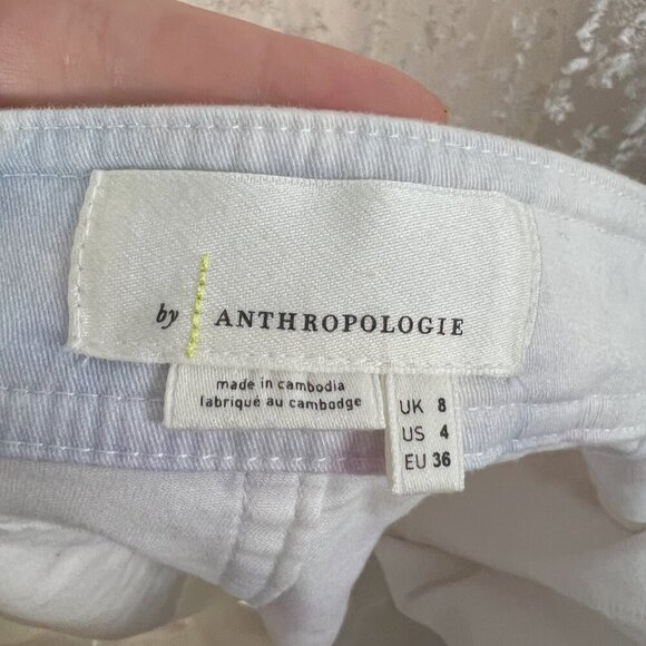 Anthropologie Kimmie Tie-Dyed Tulip Skirt Blue and Purple Denim Midi Size 4 - Picture 6 of 8